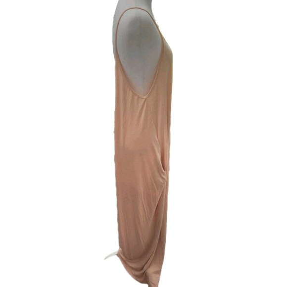 In Love Blush Pink Boho Festival Fairy Beach Maxi Dress Pockets Women SZ Large - Picture 9 of 15